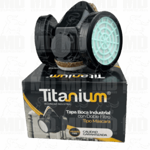 RESPIRADOR DOBLE FILTRO TITANIUM
