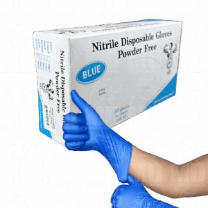 GUANTE CAJA X 50 UNI HD AZUL