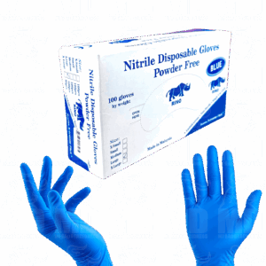 GUANTE CAJA X 100 UNI AZUL