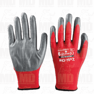 GUANTES POLIESTER ROJO NITRILO ZUBI-OLA